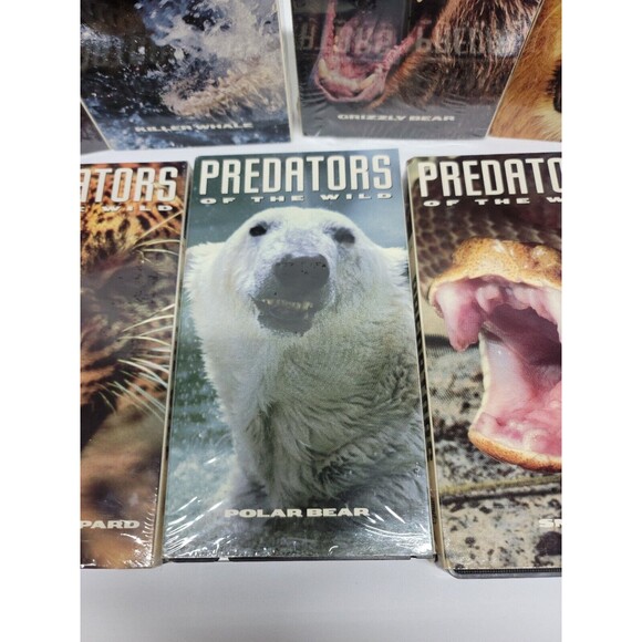 *1994 PREDATORS OF THE WILD *VHS* VIDEOS BY TIME LIFE, 7 TOTAL - Picture 3 of 9